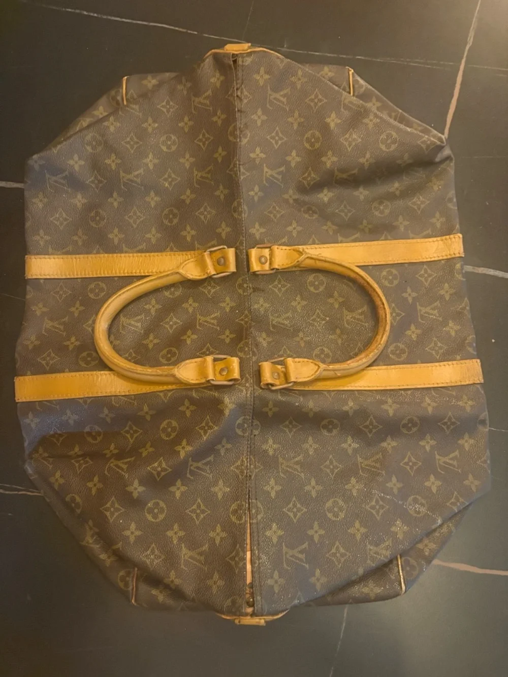 Authentic Vintage Louis Vuitton Keepall 55 Monogram Duffel Repair Project